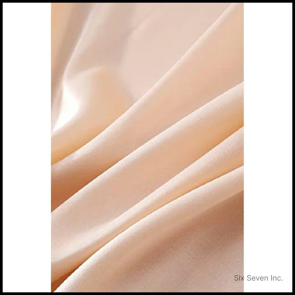 Silky Half Slip Set Elegant Minimal Chic A-Line Underskirt Dress Extender